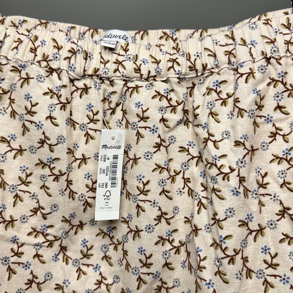 Madewell ruffle floral skirt size M boho mini - Picture 3 of 3